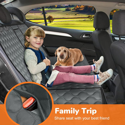 100% Waterproof Pet Seat Cover Car Seat Cover for Pets - Scratch Proof & Nonslip Backing & Hammock, Quilted, Padded, Durable Pet Seat Covers for Cars Trucks and Suvs